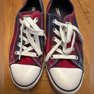 Converse Chuck Taylor All Star low-top plaid sneakers Size 7